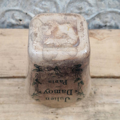 Ancien pot à confitures « Julien Damoy », vers 1900