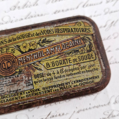 "Amylocaine" Anesthetic Lozenge Box