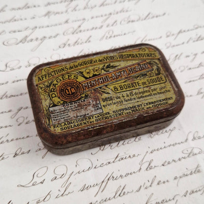 "Amylocaine" Anesthetic Lozenge Box