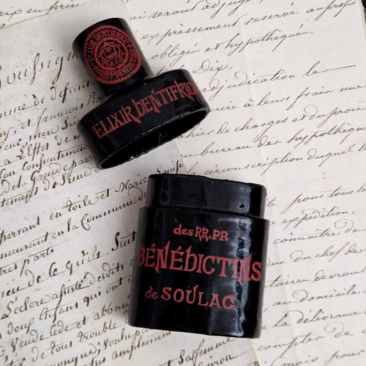 Ancien étui d’Élixir Dentifrice en carton bouilli - Fin XIXe