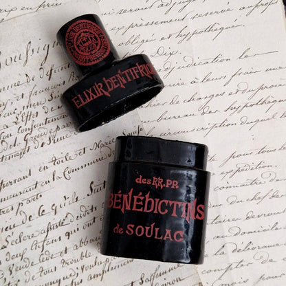 Ancien étui d’Élixir Dentifrice en carton bouilli - Fin XIXe