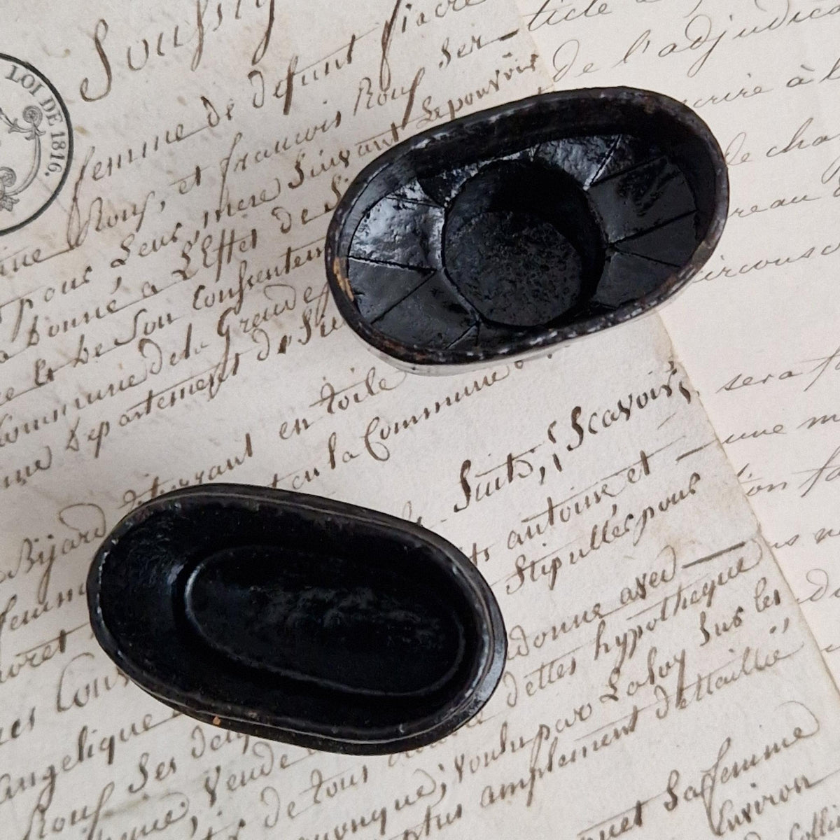 Ancien étui d’Élixir Dentifrice en carton bouilli - Fin XIXe
