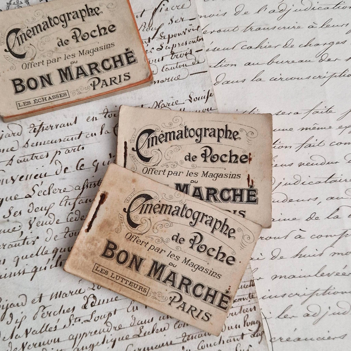 Rare cinématographe de Poche - Flipbook / Folioscope