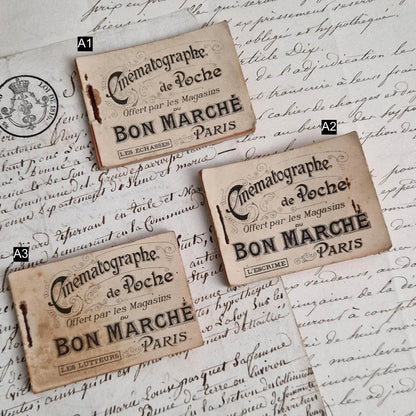 Rare cinématographe de Poche - Flipbook / Folioscope