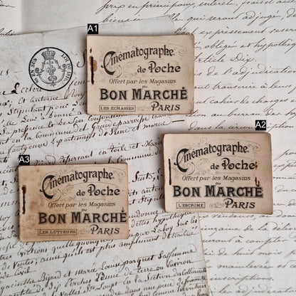 Rare cinématographe de Poche - Flipbook / Folioscope