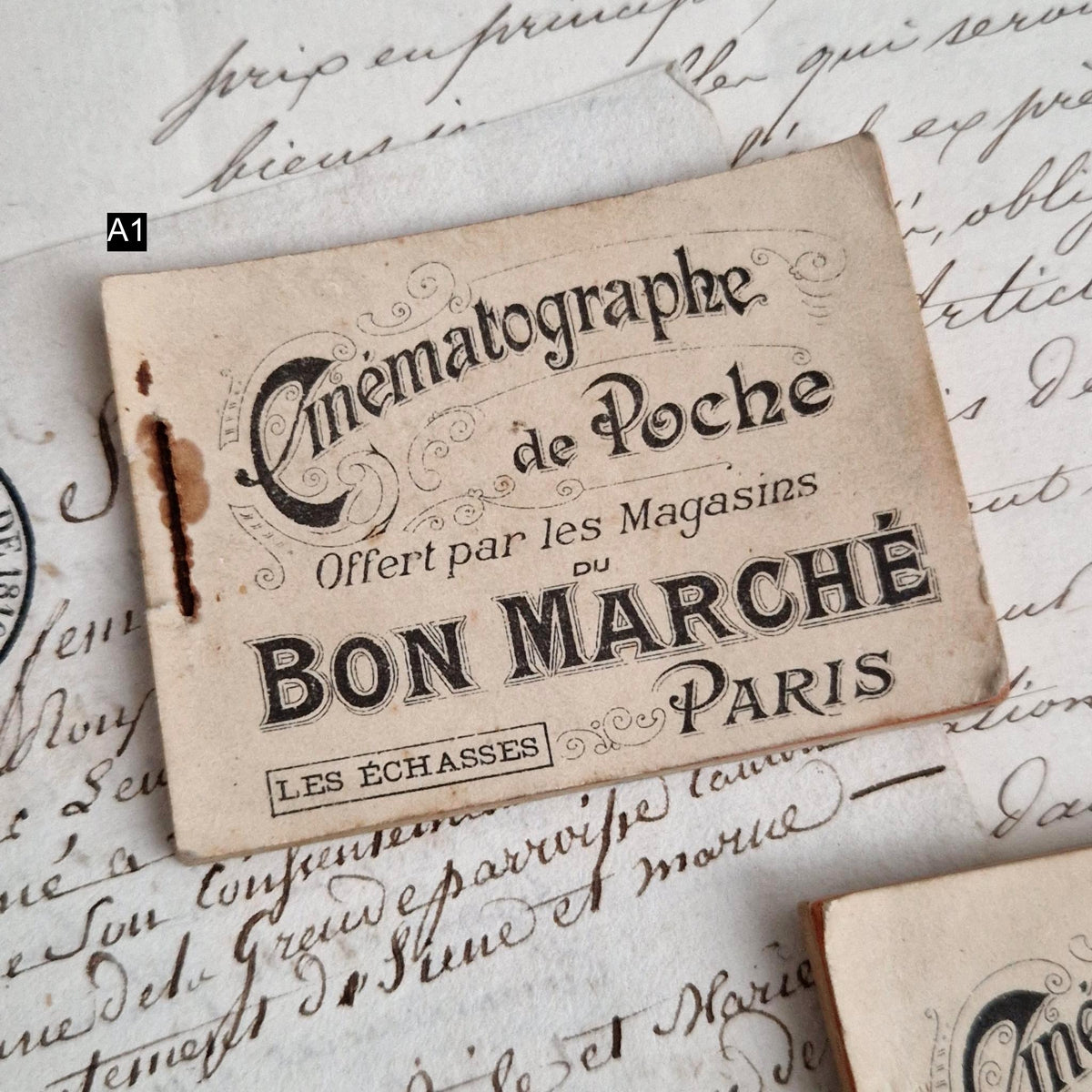 Rare cinématographe de Poche - Flipbook / Folioscope