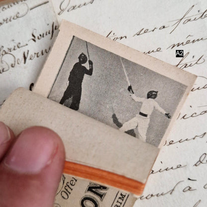 Rare cinématographe de Poche - Flipbook / Folioscope