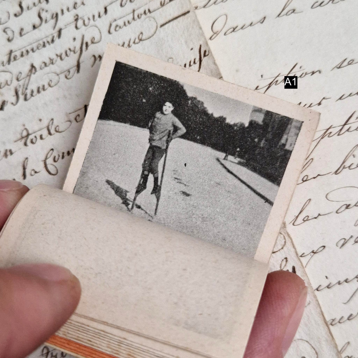 Rare cinématographe de Poche - Flipbook / Folioscope