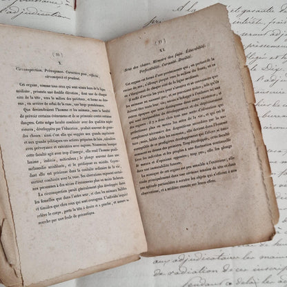 Rare Livre Cranologie du Docteur Gall - 1828