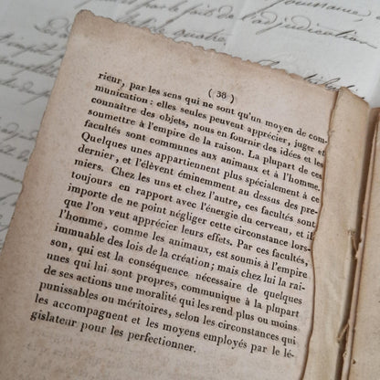 Rare Livre Cranologie du Docteur Gall - 1828