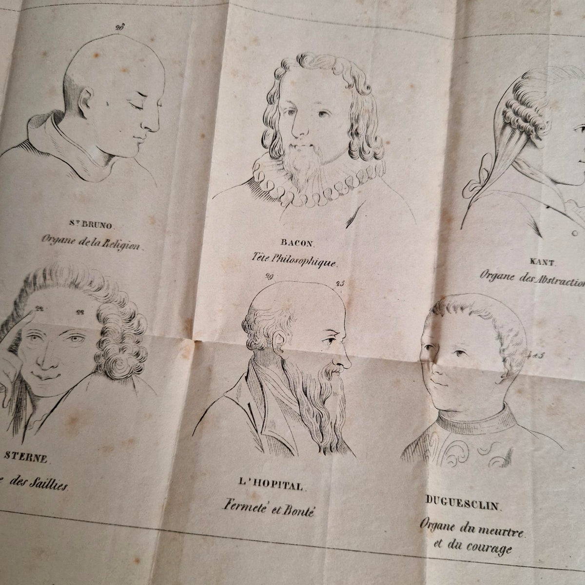 Rare Livre Cranologie du Docteur Gall - 1828