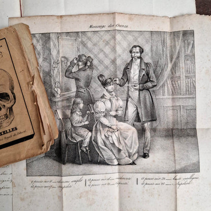 Rare Livre Cranologie du Docteur Gall - 1828