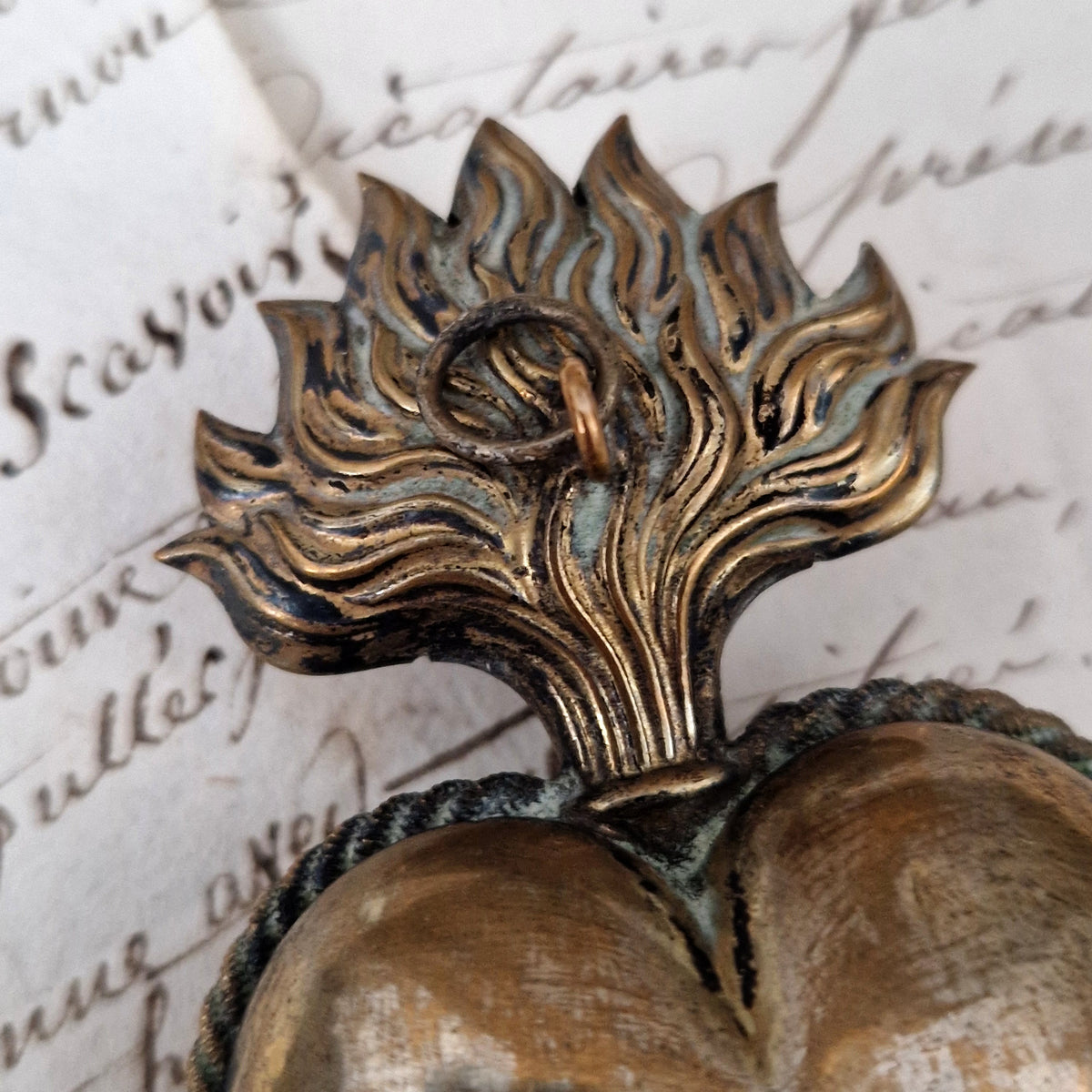 Antique "Sacred Heart" devotional box - 19th century