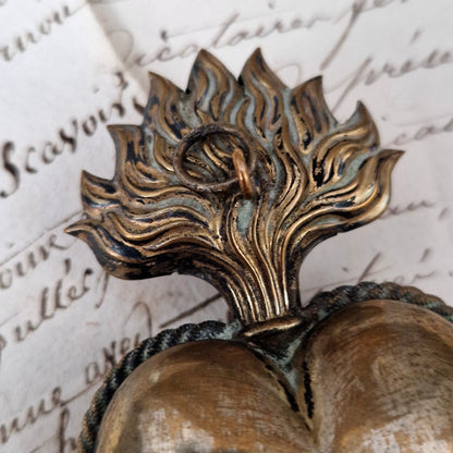Antique "Sacred Heart" devotional box - 19th century