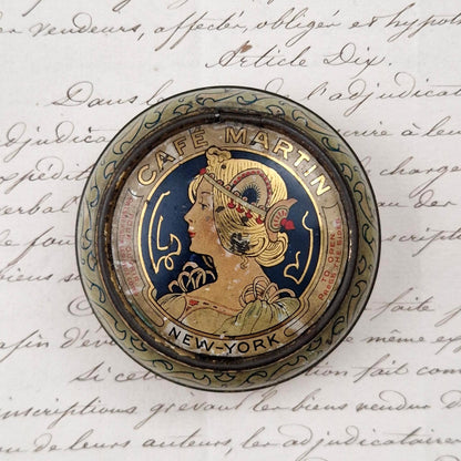 Rare bonbonnière « Café Martin » - New York - 1902-1912