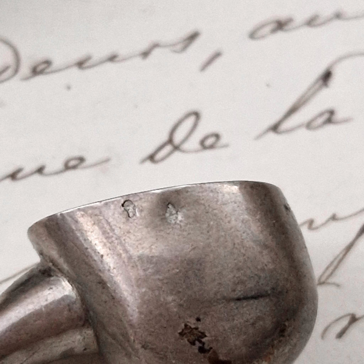 Paire d'appareils auditifs miniatures en argent - Vers 1900