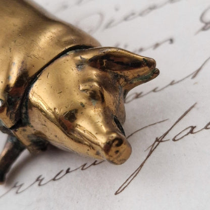 Ancien pyrogène de poche « Cochon » - Fin XIXe