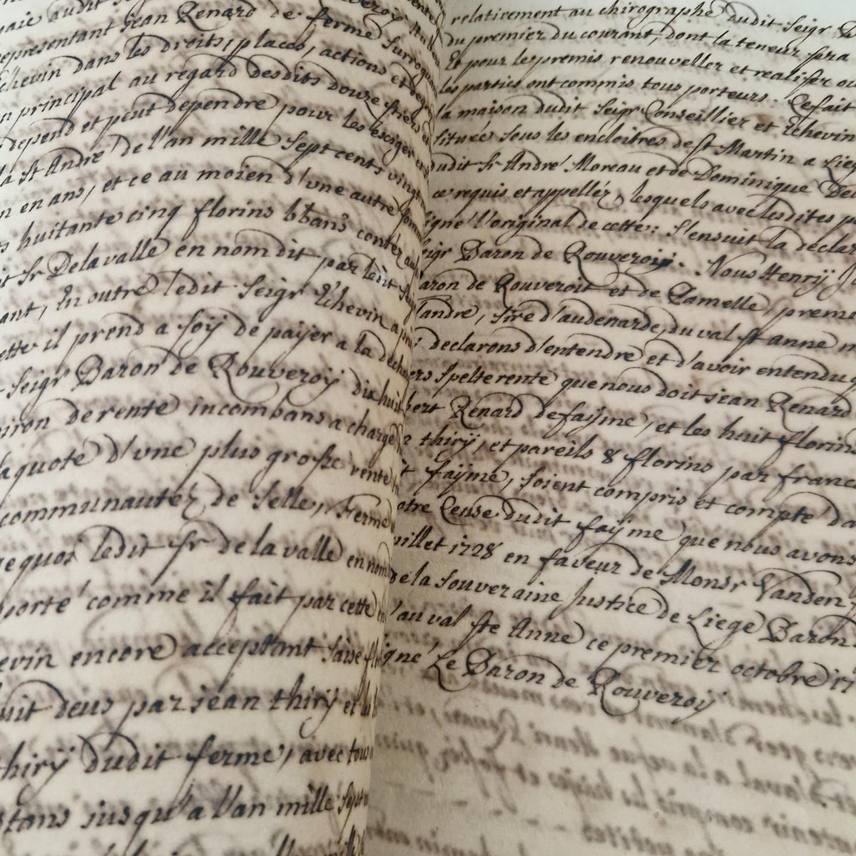 Registre manuscrit seigneurie de Saive - Vers 1615 - 682 pp