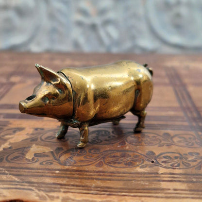 Ancien pyrogène de poche « Cochon » - Fin XIXe