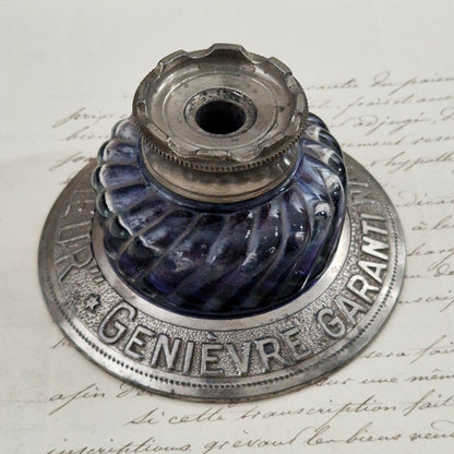 Rare encrier publicitaire « Genièvre Le Semeur » - Vers 1900