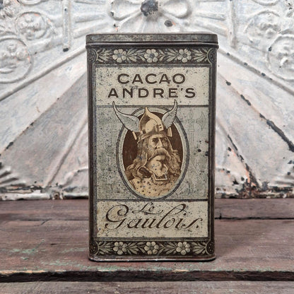 Rare boîte de cacao « Le Gaulois » - Marseille, vers 1890