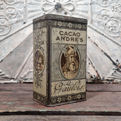 Rare boîte de cacao « Le Gaulois » - Marseille, vers 1890
