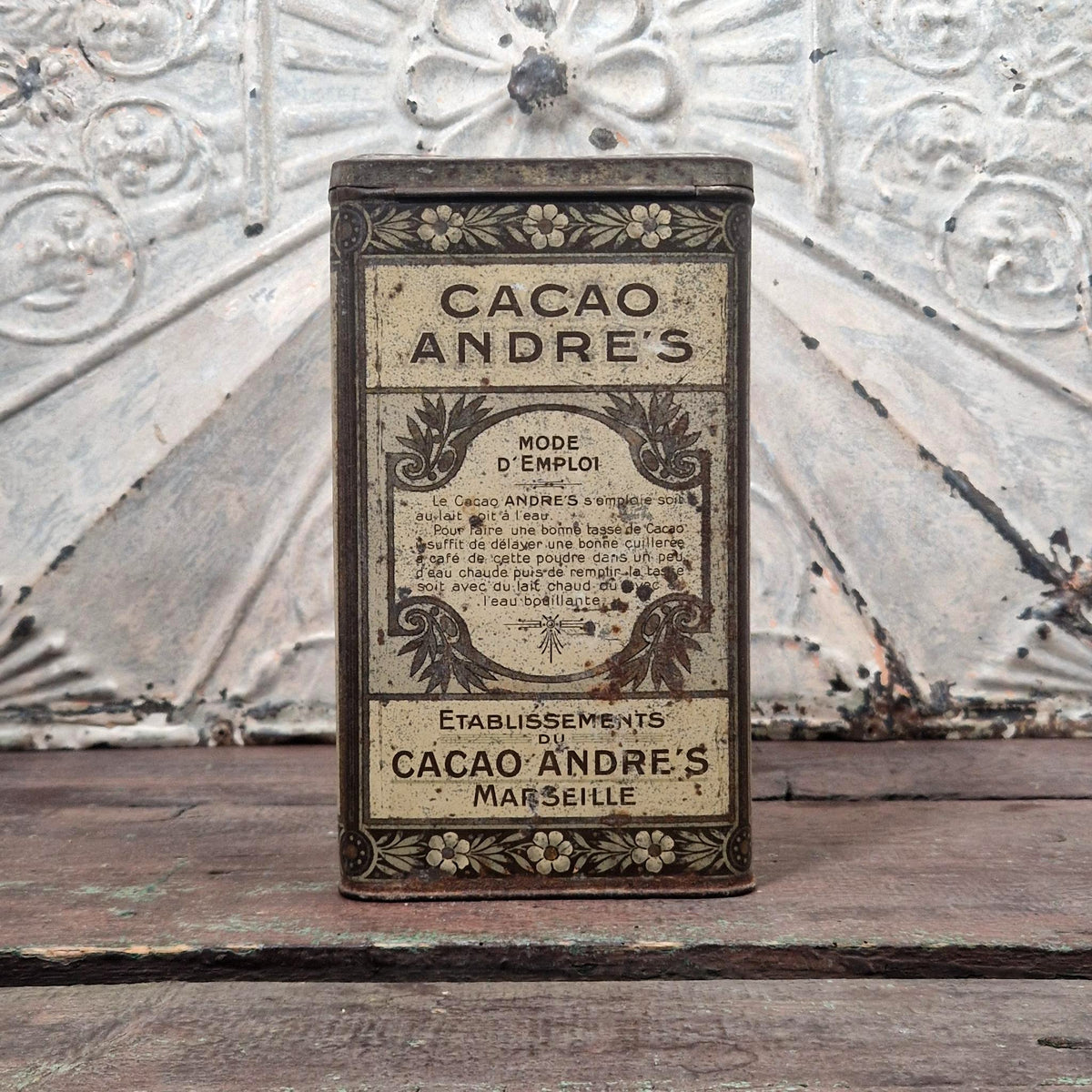 Rare boîte de cacao « Le Gaulois » - Marseille, vers 1890