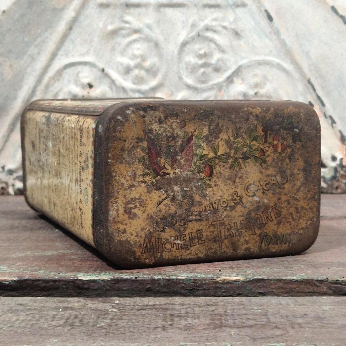 Ancienne boîte « Cioccolato delle Piramidi / Cacoa Talmone »