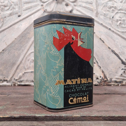 Ancienne boîte de petit-déjeuner « Cacao » - Cémoi