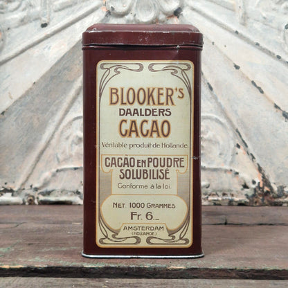 Ancienne boîte de cacao « Blooker’s Daalder’s » 1Kg