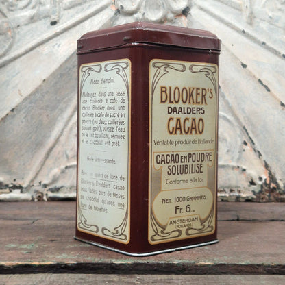 Ancienne boîte de cacao « Blooker’s Daalder’s » 1Kg