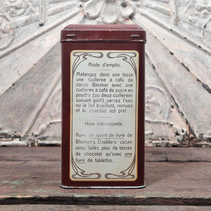 Ancienne boîte de cacao « Blooker’s Daalder’s » 1Kg
