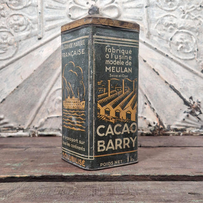 Boîte de cacao « Cacao Barry » - Meulan, vers 1920-1930