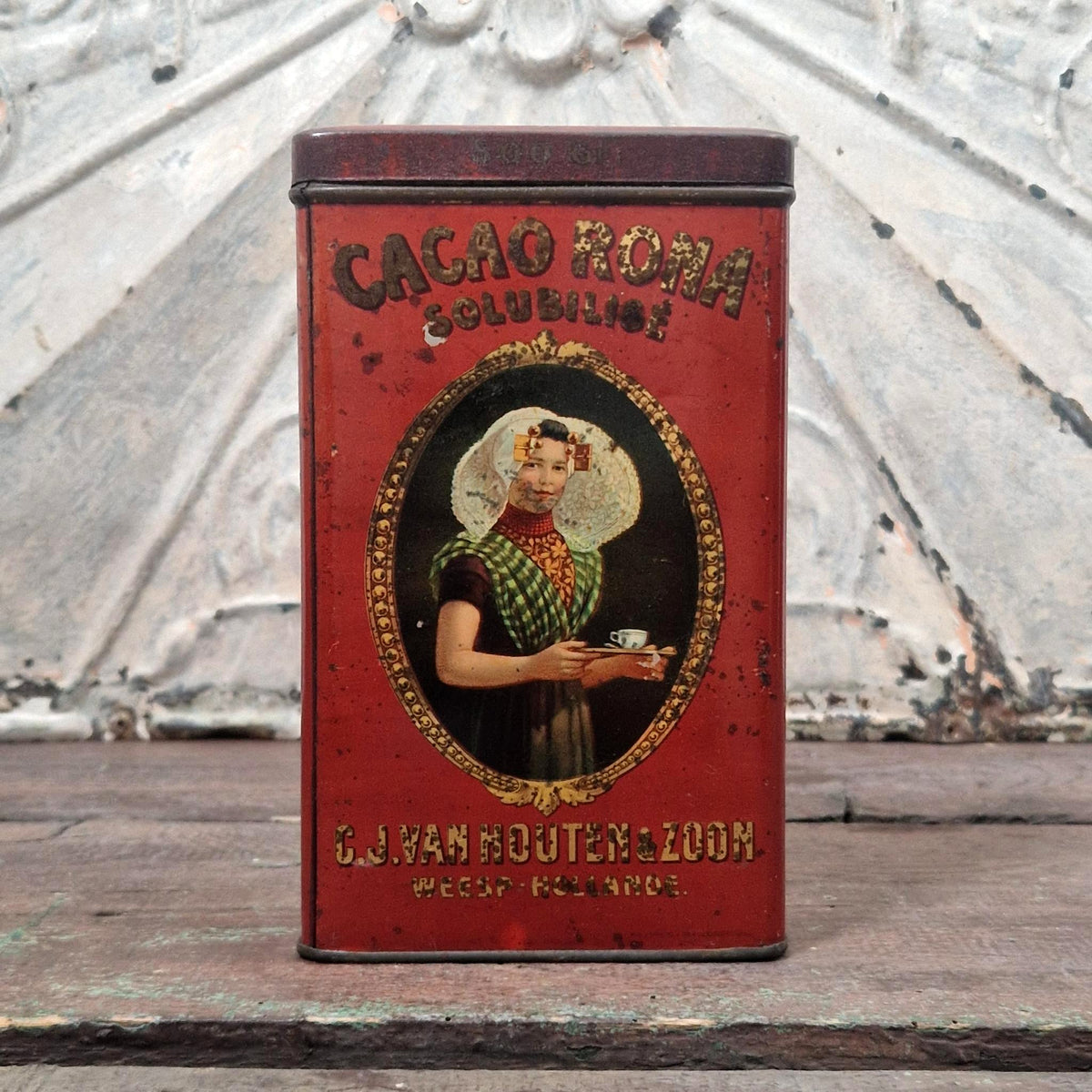 Ancienne boîte de cacao « Rona » - Van Houten