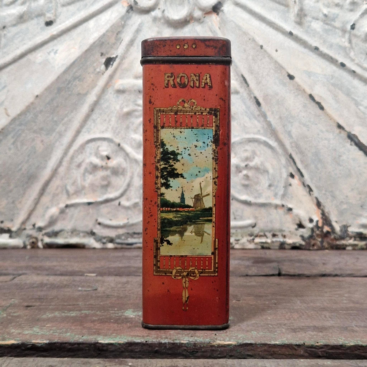 Ancienne boîte de cacao « Rona » - Van Houten