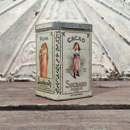 Boîte en tôle lithographiée « Cacao Suchard n°287 »