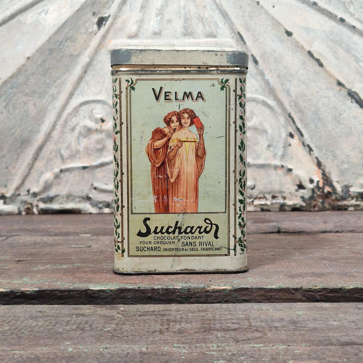 Boîte en tôle lithographiée « Cacao Suchard n°287 »