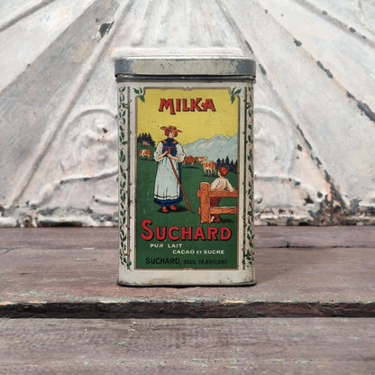 Boîte en tôle lithographiée « Cacao Suchard n°287 »