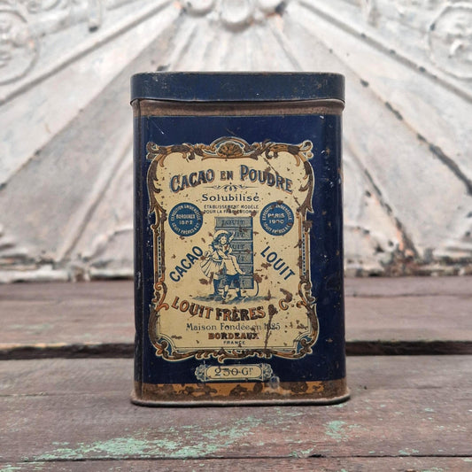 "Louit" cocoa tin - Bordeaux, circa 1900