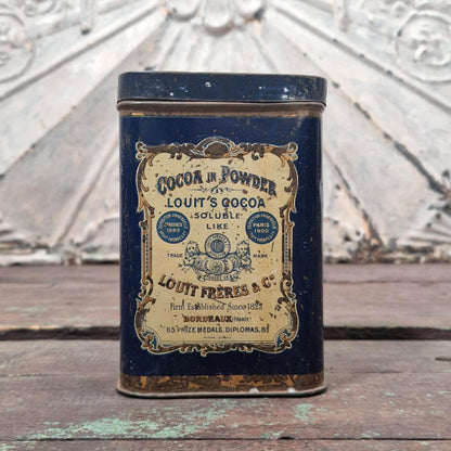 Boîte de cacao « Louit » - Bordeaux, vers 1900