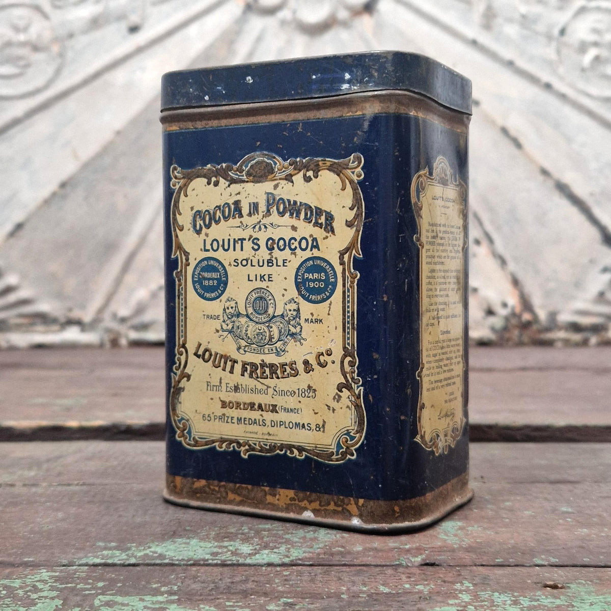 Boîte de cacao « Louit » - Bordeaux, vers 1900