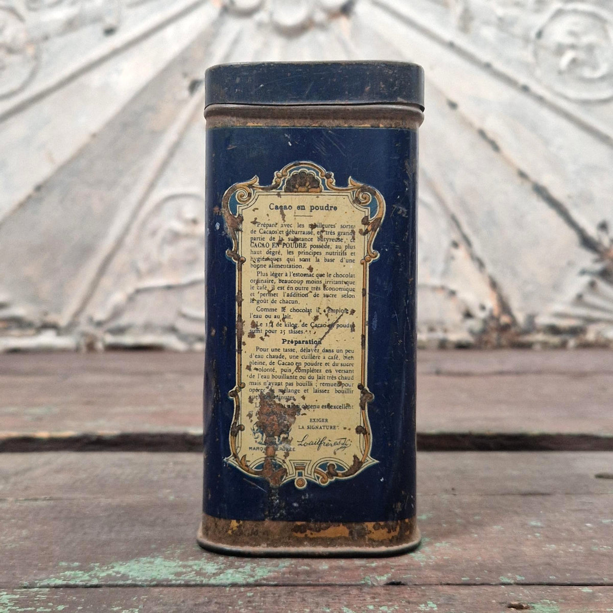 Boîte de cacao « Louit » - Bordeaux, vers 1900