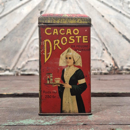 Ancienne boîte de cacao « Droste - 250g » - Hollande