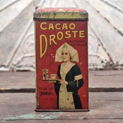 Ancienne boîte de cacao « Droste - 250g » - Hollande