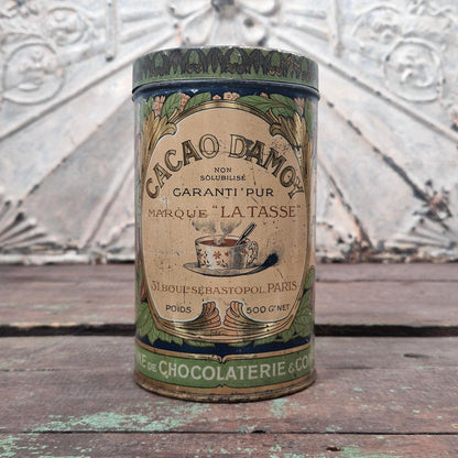 Rare boîte « Cacao Damoy », Vers 1915