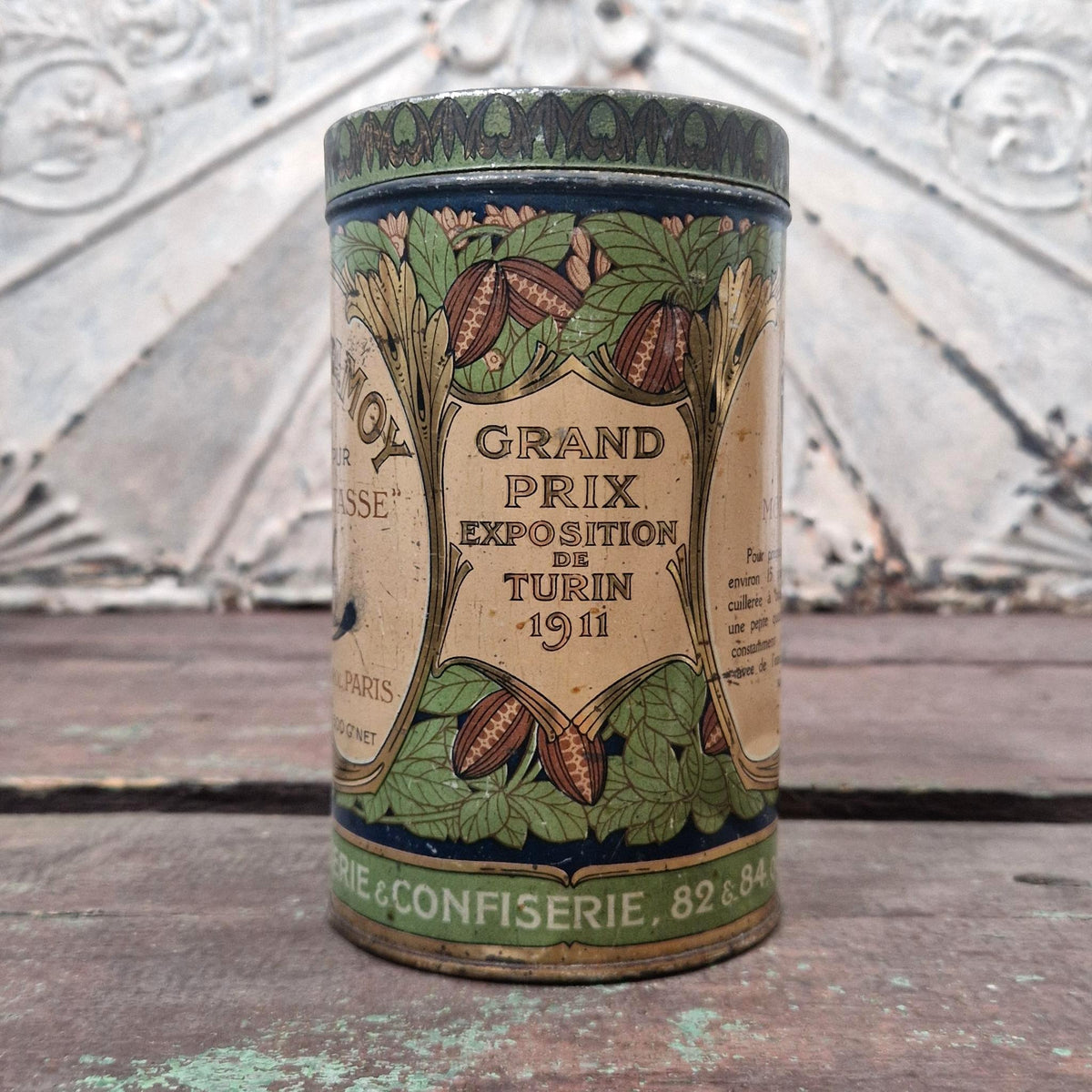 Rare boîte « Cacao Damoy », Vers 1915