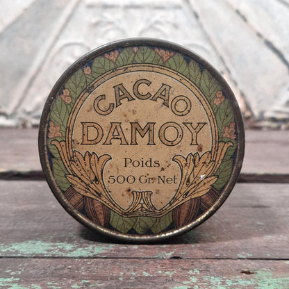Rare boîte « Cacao Damoy », Vers 1915