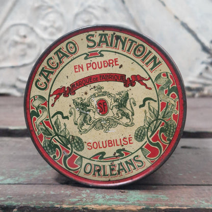 Rare boîte « Cacao Saintoin » - Orléans, vers 1910