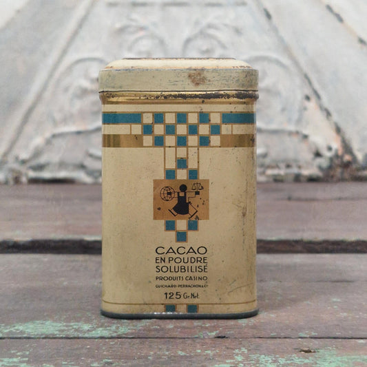 Vintage "Cacao Casino - 125g" advertising tin