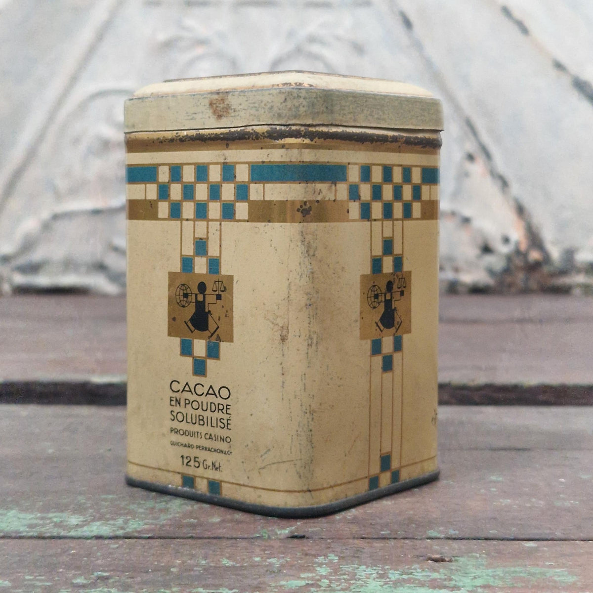 Ancienne boîte publicitaire « Cacao Casino - 125g »
